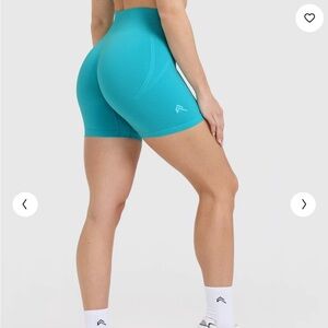 NWT Oner Active EFFORTLESS SEAMLESS SHORTS Aqua Blue S